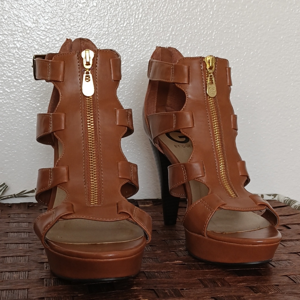 Guess strap heels